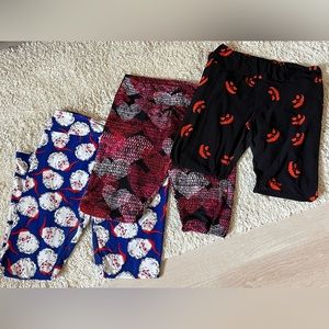 Holiday LuLaRoe soft stretch pants. Tall & Curvy.